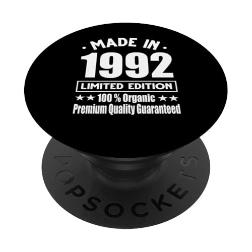 Edición Limitada 1992 Cumpleaños 1992 Nacido en 1992 PopSockets PopGrip Adhesivo