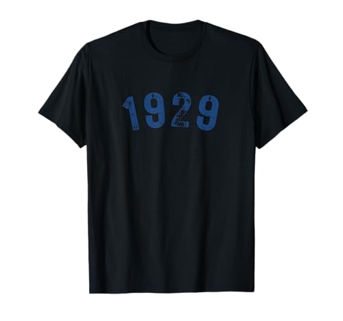 Vintage 1929 Cumpleaños en 1929 Camiseta