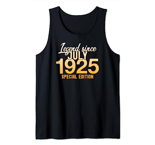 Fiesta Decoración Mujeres Hombres Leyenda Desde Julio Año de Camiseta sin Mangas