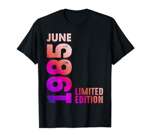 Junio 1985 Año 1985 Retro 1985 Vintage Edición Limitada 1985 Camiseta