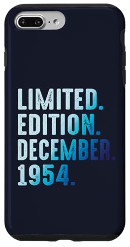 Diciembre 1954 Año 1954 Retro 1954 Vintage Edición Limitada Carcasa para iPhone 7 Plus/8 Plus