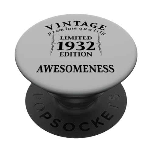 1932 Vintage Limited meme awesomeness Cita de cumpleaños PopSockets PopGrip Intercambiable