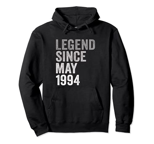 Leyenda Desde Mayo de 1994 Año de Cumpleaños Sudadera con Capucha