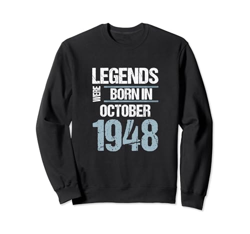 Las leyendas nacieron en octubre de 1948 Cumpleaños Sudadera