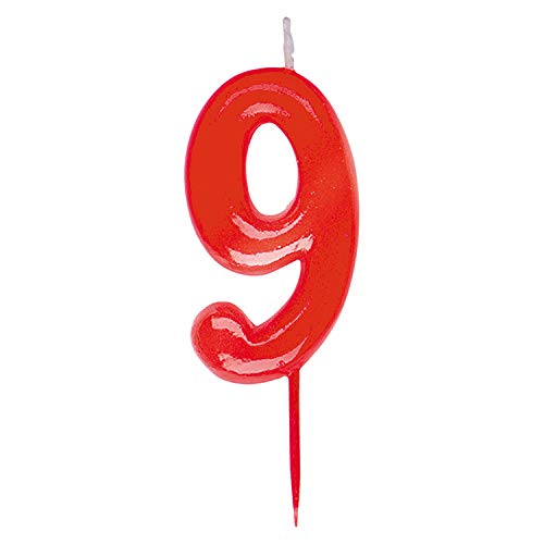 Dekora - vela de cumpleaños numero 9.