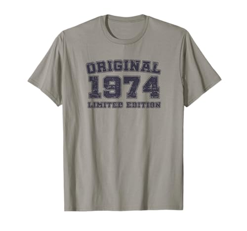 Original 1974 Divertido 51 Cumpleaños Hombre Mujer 51 Años Camiseta