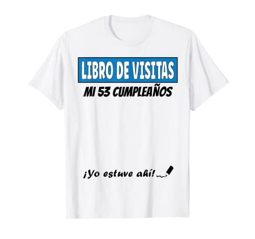 Libro De Visitas - 53 Años Cumpleaños Divertido Regalo 1968 Camiseta