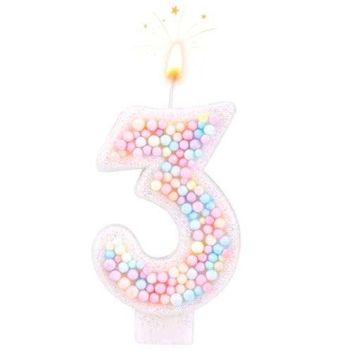 Velas Cumpleaños, Macarron 0-9 Velas Numeros Velas de Pastel Flash Pastel Decorado Fiesta de...