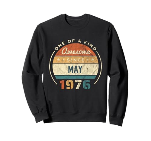 Awesome Since May 1976 Vintage Cumpleaños Sudadera