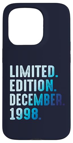 Diciembre 1998 Año 1998 Retro 1998 Vintage Edición Limitada Carcasa para iPhone 15 Pro
