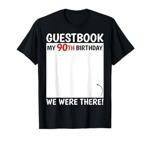 Libro de visitas para 90 cumpleaños, regalos divertidos de 90 años nacido en 1935 Camiseta