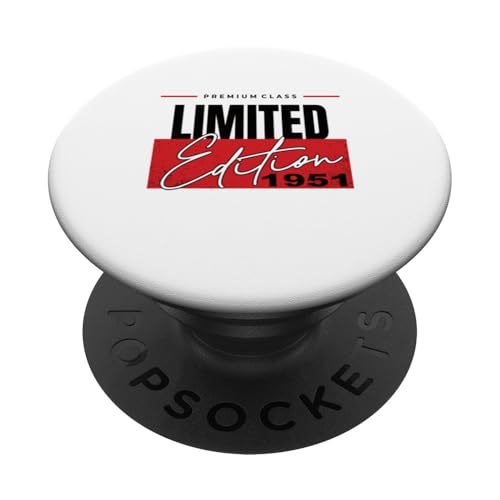 Edición Limitada 1951 Cumpleaños 1951 Año 1951 Nacido PopSockets PopGrip Adhesivo