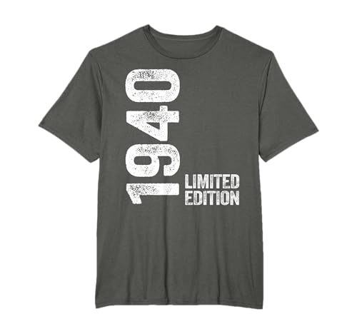 Camiseta Cumpleaños 1940 Regalo 85 Años Hombre Mujer Camiseta