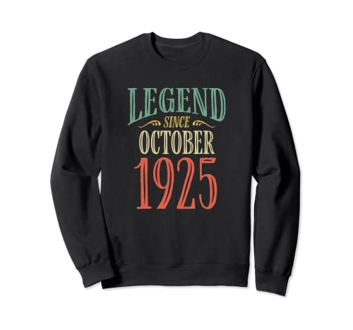 Leyenda desde octubre de 1925 Diseño de cumpleaños Sudadera