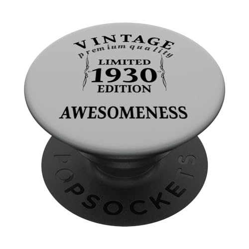 1930 Vintage Limited meme awesomeness Cita de cumpleaños PopSockets PopGrip Intercambiable