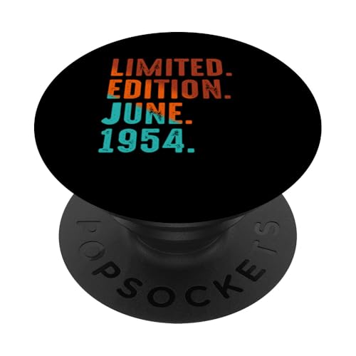 Edición Limitada Cumpleaños Junio 1954 PopSockets PopGrip Adhesivo