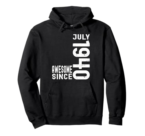Impresionante desde julio de 1940, nacido en julio de 1940 cumpleaños Sudadera con Capucha