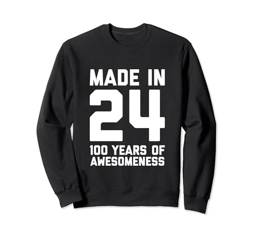 Camiseta De Cumpleaños Número 100 Regalo De Cumpleaños Sudadera