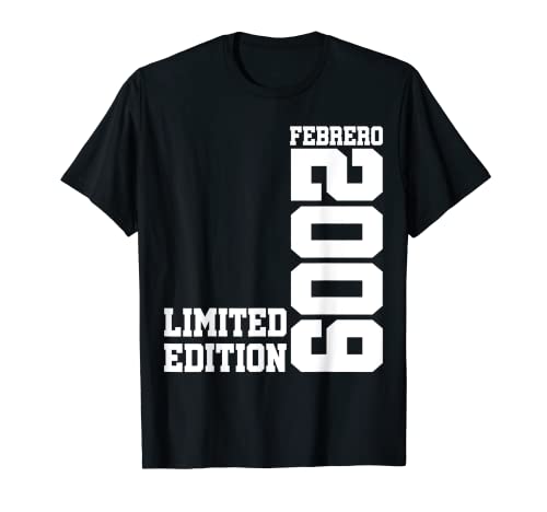 Limited Edition Febrero 2009 I 14 Febrero I 14 cumpleaños Camiseta
