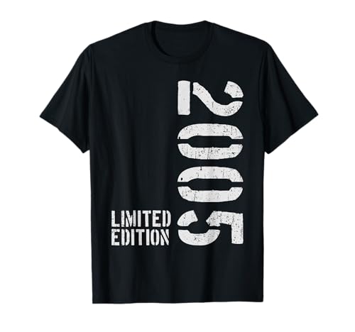 2005 edición limitada 21 años 21 cumpleaños Camiseta