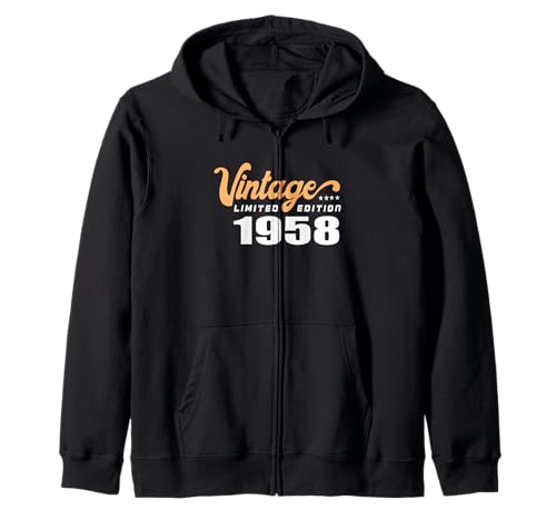 Edición Limitada 1958 Cumpleaños 1958 Nacido en 1958 Sudadera con Capucha