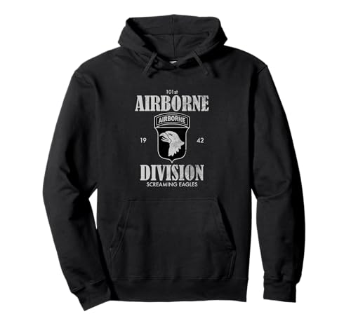 101ª División Aerotransportada (angustiada) Sudadera con Capucha