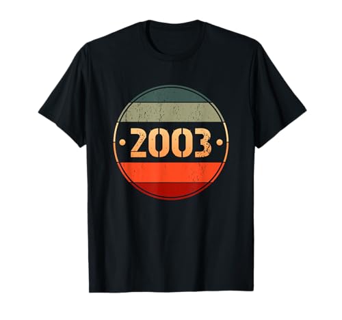 Camisetas de cumpleaños vintage 2003 edición limitada 2003 para hombre Camiseta