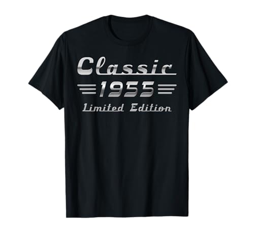Classic 1955 Coche antiguo 71 cumpleaños Camiseta