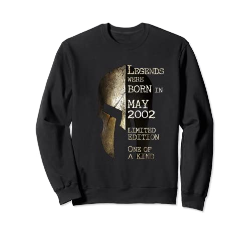 Legends Were Born In May 2002 Cumpleaños Sudadera