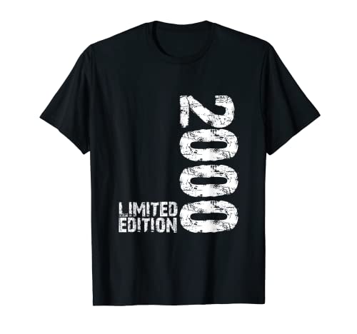 2000 Edición Limitada Cumpleaños Vintage Limited Edition Camiseta