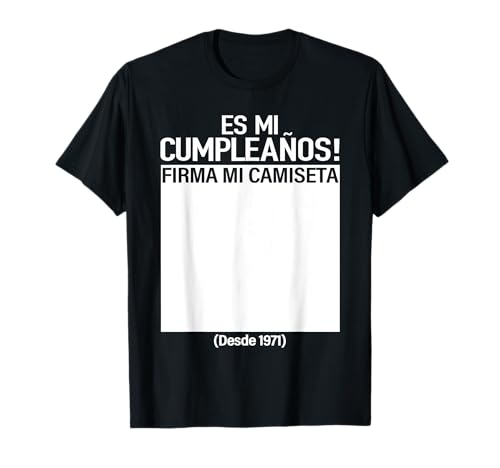 Cumpleaños Desde 1971 Camiseta Regalo Hombre Mujer Fiesta Camiseta