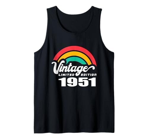 Edición Limitada 1951 Cumpleaños 1951 Nacido en 1951 Camiseta sin Mangas