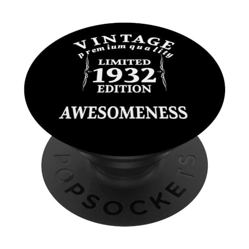1932 Vintage Limited meme awesomeness Cita de cumpleaños PopSockets PopGrip Intercambiable