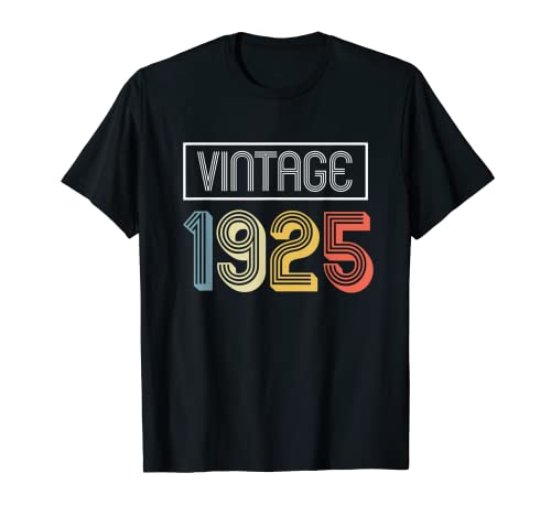 Vintage 1925 cumpleaños Camiseta