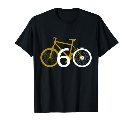 Cumpleaños 60 años 1959 con bicicleta. Camiseta