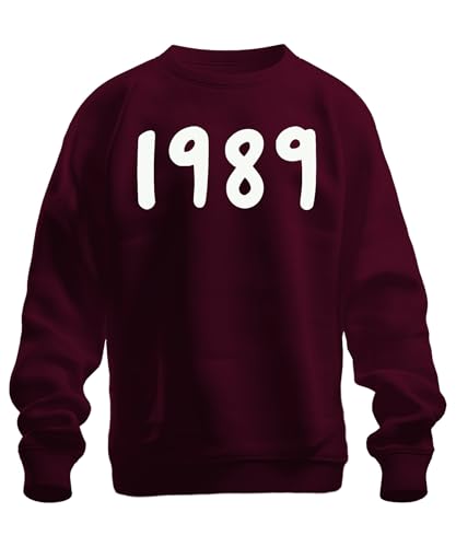 Printera Vintage 1989 Retro 90 Cumpleaños Regalo Vintage Cumpleaños Unisex Sudadera Jersey,...