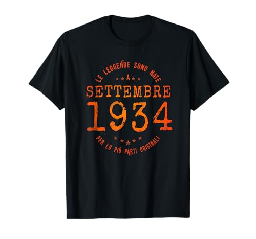 87 Años Leyendas de Cumpleaños nacidos Septiembre 1934 Camiseta