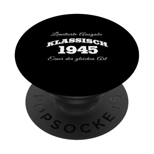 1945 Cumpleaños en Idioma alemán PopSockets PopGrip Adhesivo
