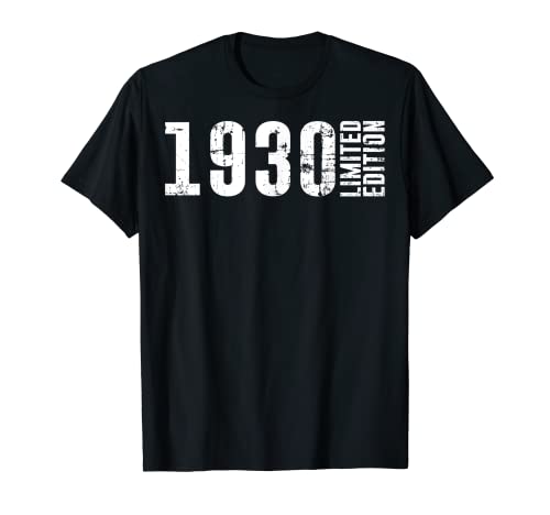 Edición limitada de 1930 y cumpleaños 93 Camiseta