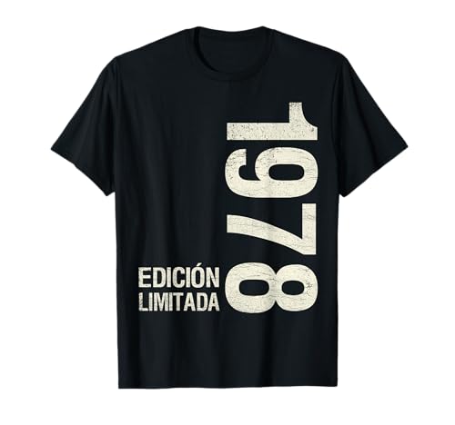 Cumpleaños 47 años hombre mujer vintage 1978 Camiseta
