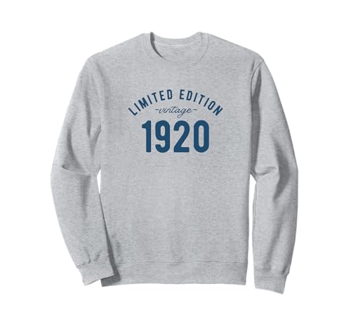 Edición Limitada Vintage Cumpleaños 1920 Sudadera