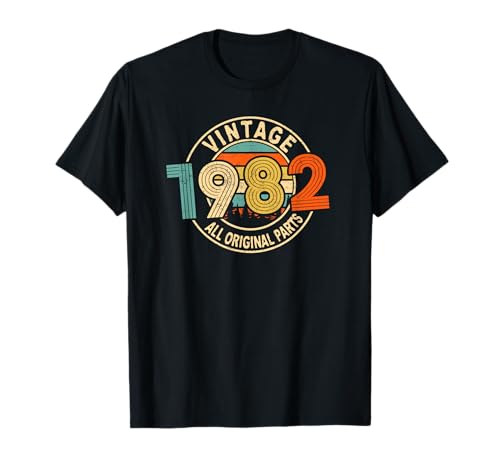 Regalo de cumpleaños 38 Vintage 1982 - Vendimia 1982 Camiseta