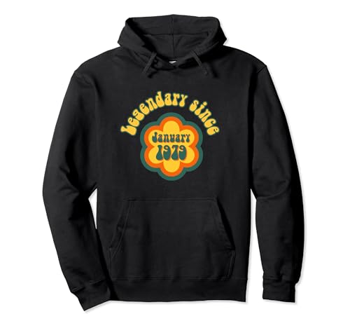 Nacido en enero de 1979 Cumpleaños Legendario desde 1979 Sudadera con Capucha
