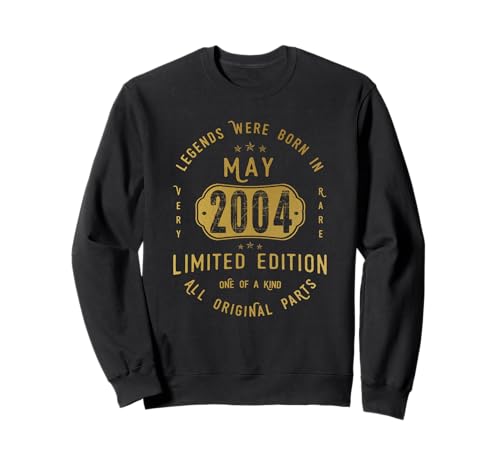Legends Were Born In May 2004 Cumpleaños Sudadera