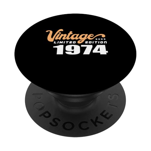 Edición Limitada 1974 Cumpleaños 1974 Nacido en 1974 PopSockets PopGrip Adhesivo