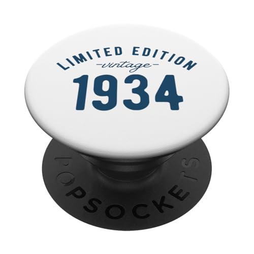 Edición Limitada Vintage Cumpleaños 1934 PopSockets PopGrip Adhesivo