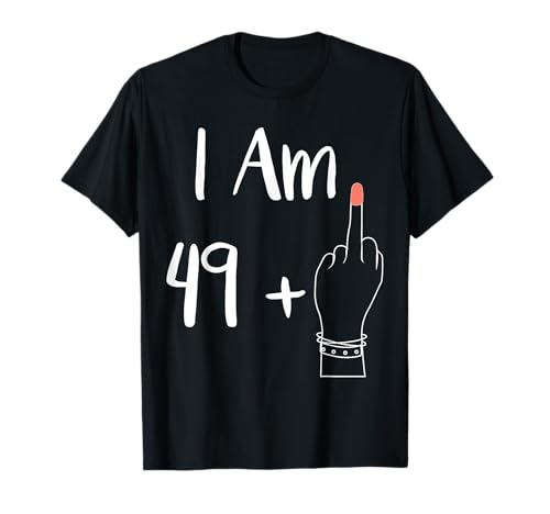 Divertido Personalizado 49 plu 1 = Fabuloso 50 Queen Humor Bday Camiseta