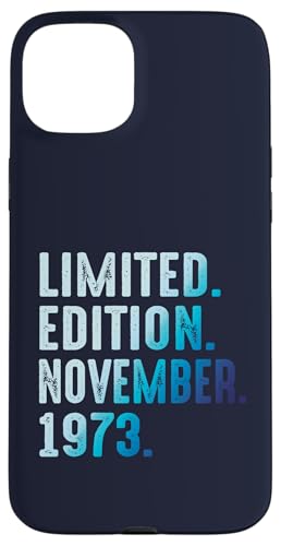 Noviembre 1973 Año 1973 Retro 1973 Vintage Edición Limitada Carcasa para iPhone 15 Plus