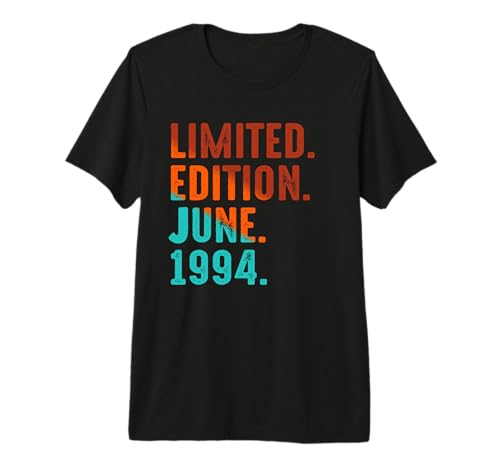 Edición Limitada Cumpleaños Junio 1994 Camiseta Premium