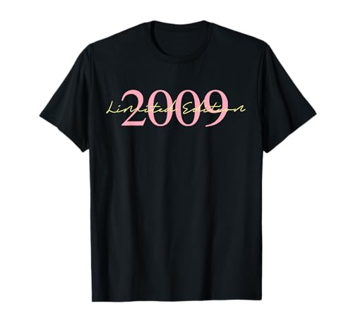 Edición limitada 2009 Cumpleaños 2009 Born 2009 Vintage Camiseta